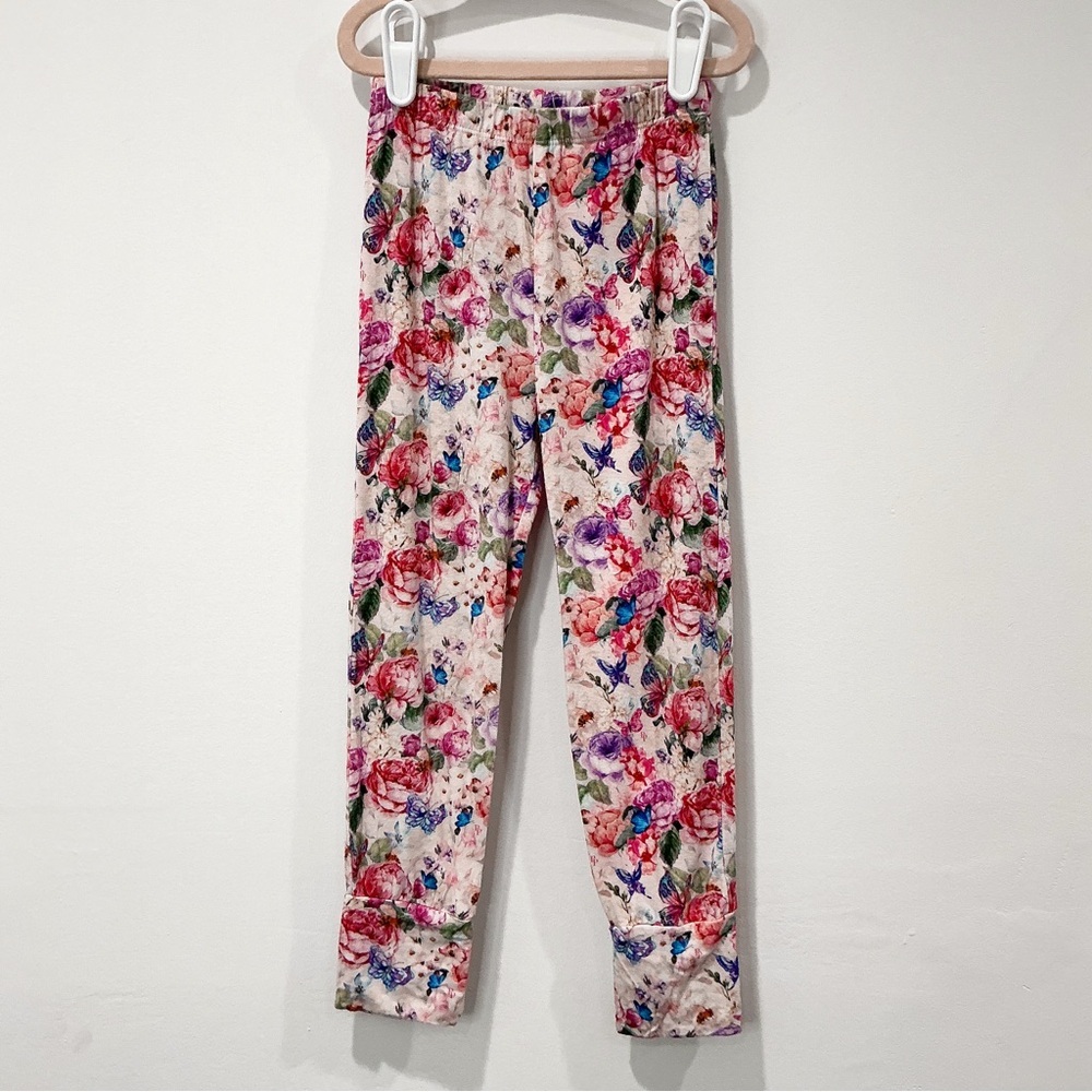 KIDS: Posh Peanut Classic Flower Butterfly Pajama Set